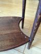 Antique Tiger Oak Oval One Shelf Table W/spndle Type Legs 1900-1950 photo 4