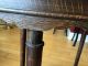 Antique Tiger Oak Oval One Shelf Table W/spndle Type Legs 1900-1950 photo 6