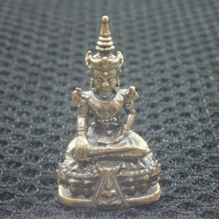 Magic Thai Buddha Amulet Antique Style photo