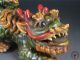 A Antique Old Chinese Export Famille Rose Porcelain Foo Dogs Statue Lion Foo Dogs photo 3