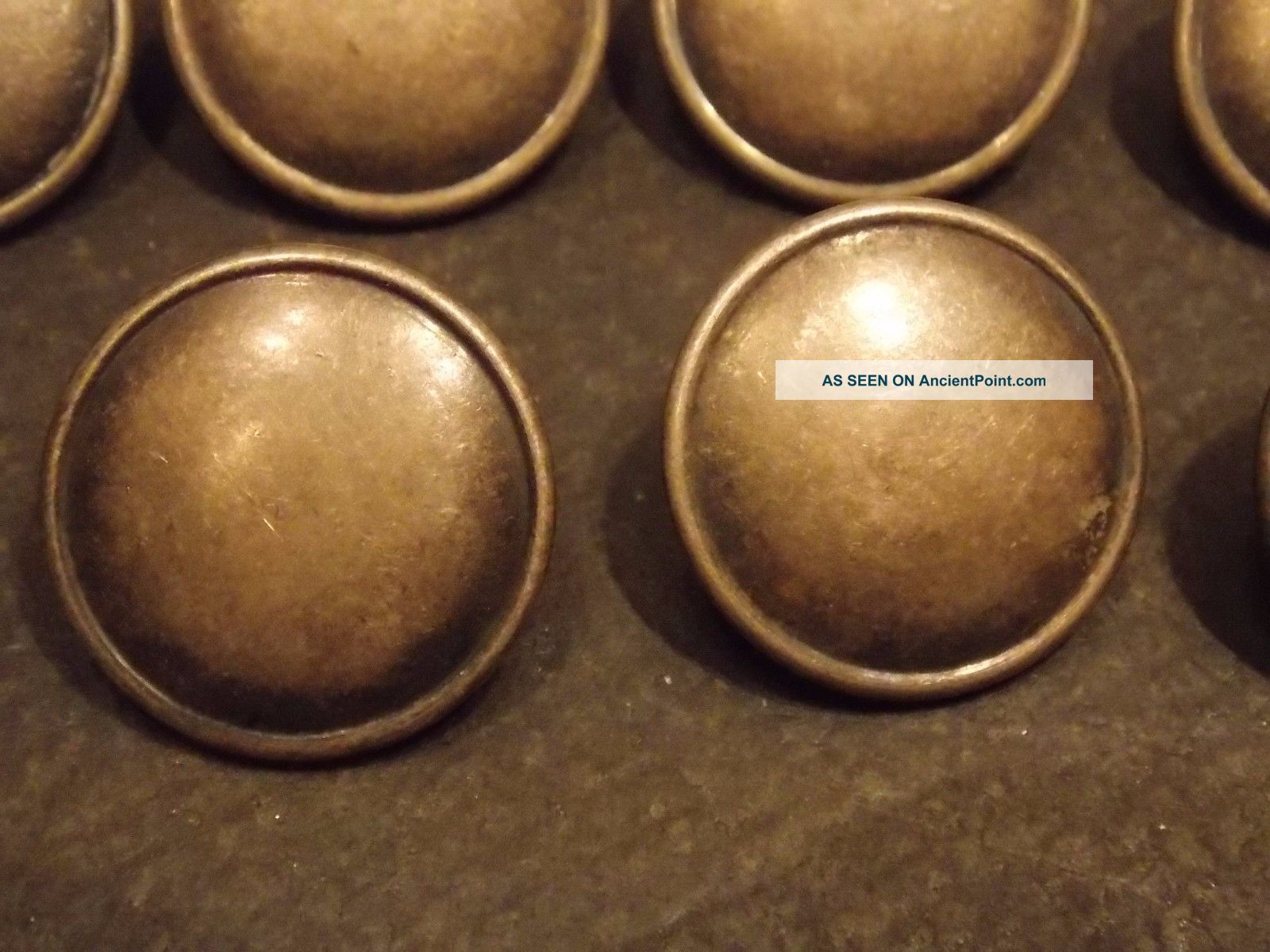 15 Vintage Steele & Johnson Waterbury Metal Buttons. 25 Mm