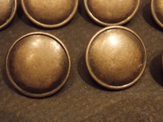 15 Vintage Steele & Johnson Waterbury Metal Buttons.  25 Mm photo