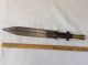 Gabon Fang Sword Heavy Sharp Africa Other African Antiques photo 1