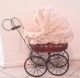 Vintage Big Victorian Ornate Wicker Baby Doll Stroller Carriage Buggy Doll Pram Baby Carriages & Buggies photo 3