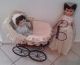 Vintage Big Victorian Ornate Wicker Baby Doll Stroller Carriage Buggy Doll Pram Baby Carriages & Buggies photo 4