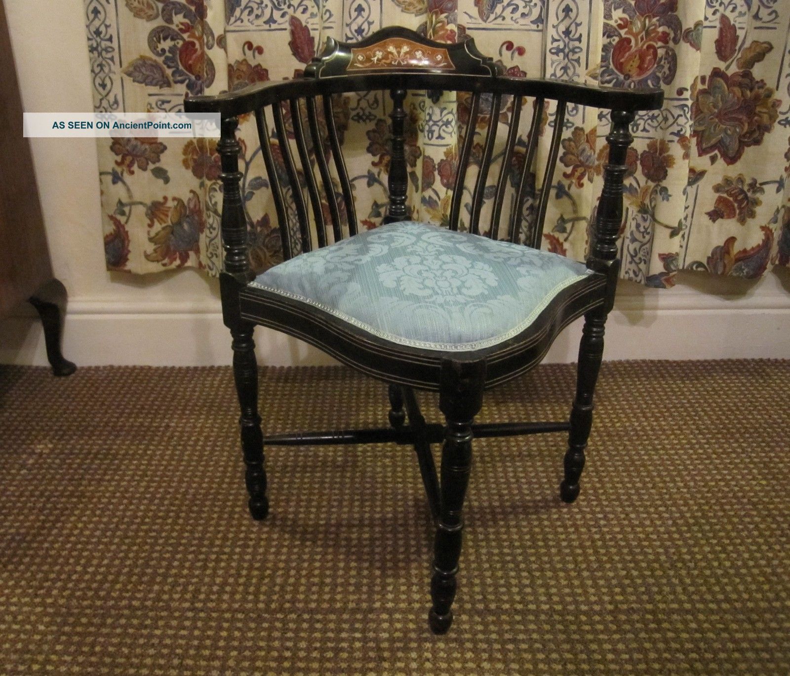 A Edwardian Corner Chair Edwardian (1901-1910) photo