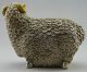 Collectible Decorated Old Handwork Tibet Silver Carved Bless Sheep Statue Sheep photo 4