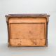 Antique Victorian J & P Coats 2 Drawer Spool Cabinet Walnut Varnished Wood 21.  5 