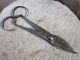 Antique Handmade Blacksmith Iron Shape Large 10,  2 In.  Scissors Farm Tool Tools, Scissors & Measures photo 7