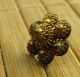 Lovely Victorian Gold Filigree Button From Thailand - Estate Buttons photo 1