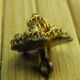 Lovely Victorian Gold Filigree Button From Thailand - Estate Buttons photo 4