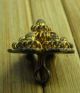 Lovely Victorian Gold Filigree Button From Thailand - Estate Buttons photo 5