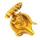 Modish Antique Hindu God Shiva Linga Puja Idol Brass Sculpture Figurine 3.  5 Inch Metalware photo 3