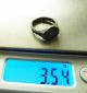 Medieval Tin Ring With Engraved Lion (354) Other Antiquities photo 2