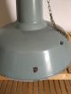 Vintage Industrial Enamel Lamp Shade Revo Made In England Mid Century 20th Century photo 1