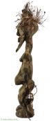 Songye Power Figure Nkishi With Feathers Congo African Art Sculptures & Statues photo 3