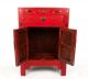 Chinese Lacquer Cabinet Red Oriental Inlaid Drinks Cabinet Cupboard 1900-1950 photo 4