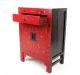 Chinese Lacquer Cabinet Red Oriental Inlaid Drinks Cabinet Cupboard 1900-1950 photo 6
