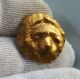 Pure Gold Celtic Lion Head 23/22mm Round Applique Roman photo 5