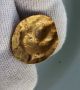 Pure Gold Celtic Lion Head 23/22mm Round Applique Roman photo 6
