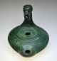 Roman Bronze Oil Lamp Duck Shaped Handle Roman photo 3
