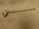 An Extremely Rare 18th C Decorated Dutch Brass Tasting Ladle Primitives photo 3