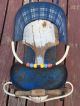 Vintage Taylor Tot 1950s Blue White Baby Stroller Walker Baby Carriages & Buggies photo 3