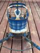 Vintage Taylor Tot 1950s Blue White Baby Stroller Walker Baby Carriages & Buggies photo 6