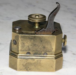 Authentic C1800 Antique Medical Surgeon ' S Brass Bloodletting Scarificator Tool photo