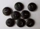 Buttons Victorian Antique Purple Tinted Metal Matching Buttons photo 2