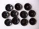 Buttons Victorian Antique Metal Matching Carved Buttons photo 2
