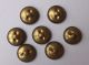 Buttons Victorian Tinted Metal Screen Back Matching Perfume Buttons photo 1