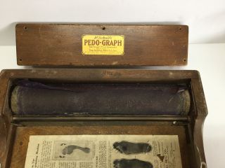 Dr.  Scholl ' S Pedo - Graph Silent Foot Analyst Pat.  May 8,  1917 photo