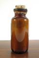 Rare Antique Blue Mass Medicine Bottle,  Smith Kline,  Amber Glass,  Mercury Poison Bottles & Jars photo 3