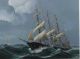 Large Signed Pete Peterson Clipper Ship Martime Serigraph Print,  Nr Other Maritime Antiques photo 2