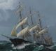 Large Signed Pete Peterson Clipper Ship Martime Serigraph Print,  Nr Other Maritime Antiques photo 3