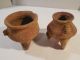 2 Nicoya Tripod Bowls Costa Rica Pre - Columbian Archaic Ancient Artifact Mayan Nr The Americas photo 1