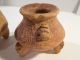 2 Nicoya Tripod Bowls Costa Rica Pre - Columbian Archaic Ancient Artifact Mayan Nr The Americas photo 2