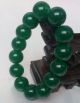 Chinese Natural Green Jade Hand - Carved Of Bracelet Bracelets photo 1