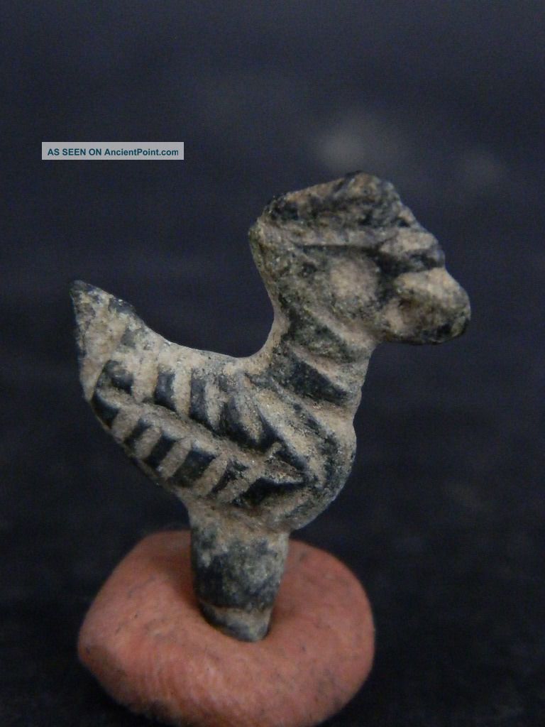 Ancient Bronze Bird Bactrian 300 Bc Gl1782 Roman photo