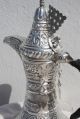 Pure Silver Nizwa Unique Very Rare Antique Coffee Pot Signature Bedouin Dallah Islamic photo 1