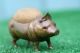 19thc Bronze Standing Pig Pin Cushion With Curly Tail C1880s Metalware photo 2