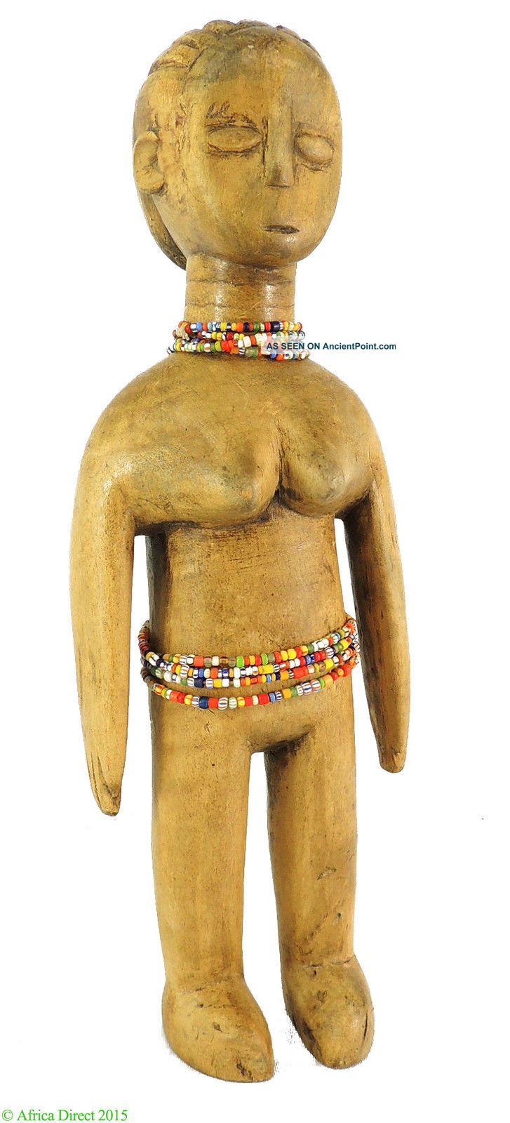 Ewe Doll Venovi Twin Figure Female Togo African Art Was $99 Sculptures & Statues photo