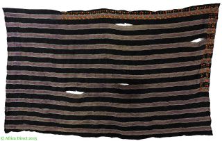 Tuareg Wodaabe Textile Cotton Embroidery Niger African Art Was $49 photo
