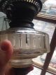 Antique Hinks Faceted Glass Oil Lamp Reservoir & Burner Lamps photo 7