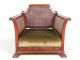 Antique French Bergere Chair Lounge Parlour Salon Chair Walnut Caned Chair Art N 1900-1950 photo 2