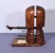 French Antique Hat Stretcher/sizer Block/mold In Solid Walnut Industrial Molds photo 3