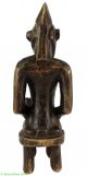 Senufo Maternity Figure On Stool Miniature Ivory Coast African Art Sculptures & Statues photo 4
