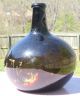 18th Century Black Glass Apothecary Bottle - Xx Huge Pontil Xx Bottles & Jars photo 7