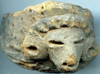 Pre - Columbian Aztec Mazapan Terracotta Pot Adorno,  Ca; 700 - 1200ad photo